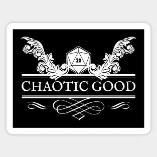 Chaotic Good RPG Alignment for Gamers Magnet